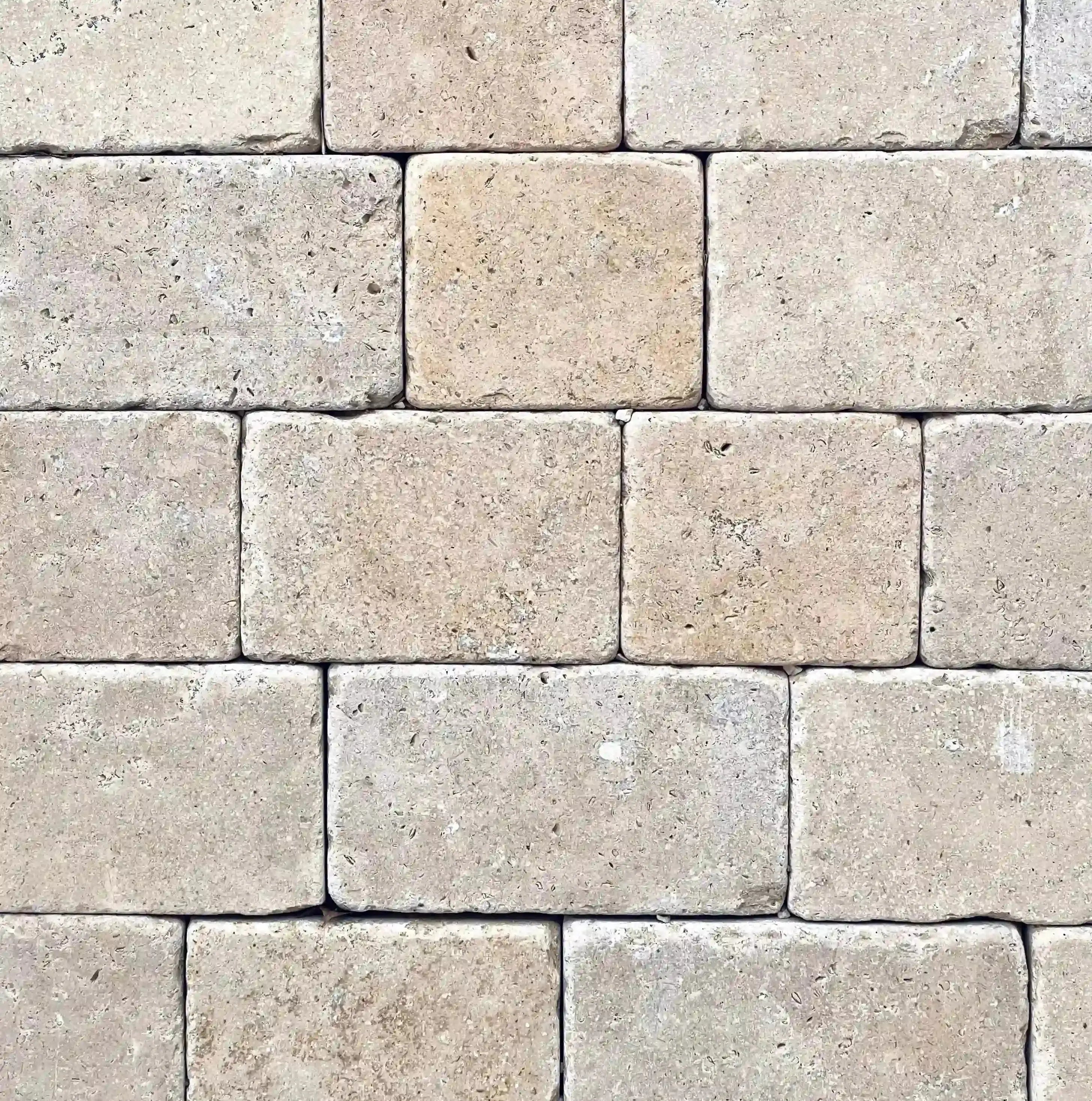 Pavé en pierre calcaire SINAI PEARL Minéral pierre naturelle